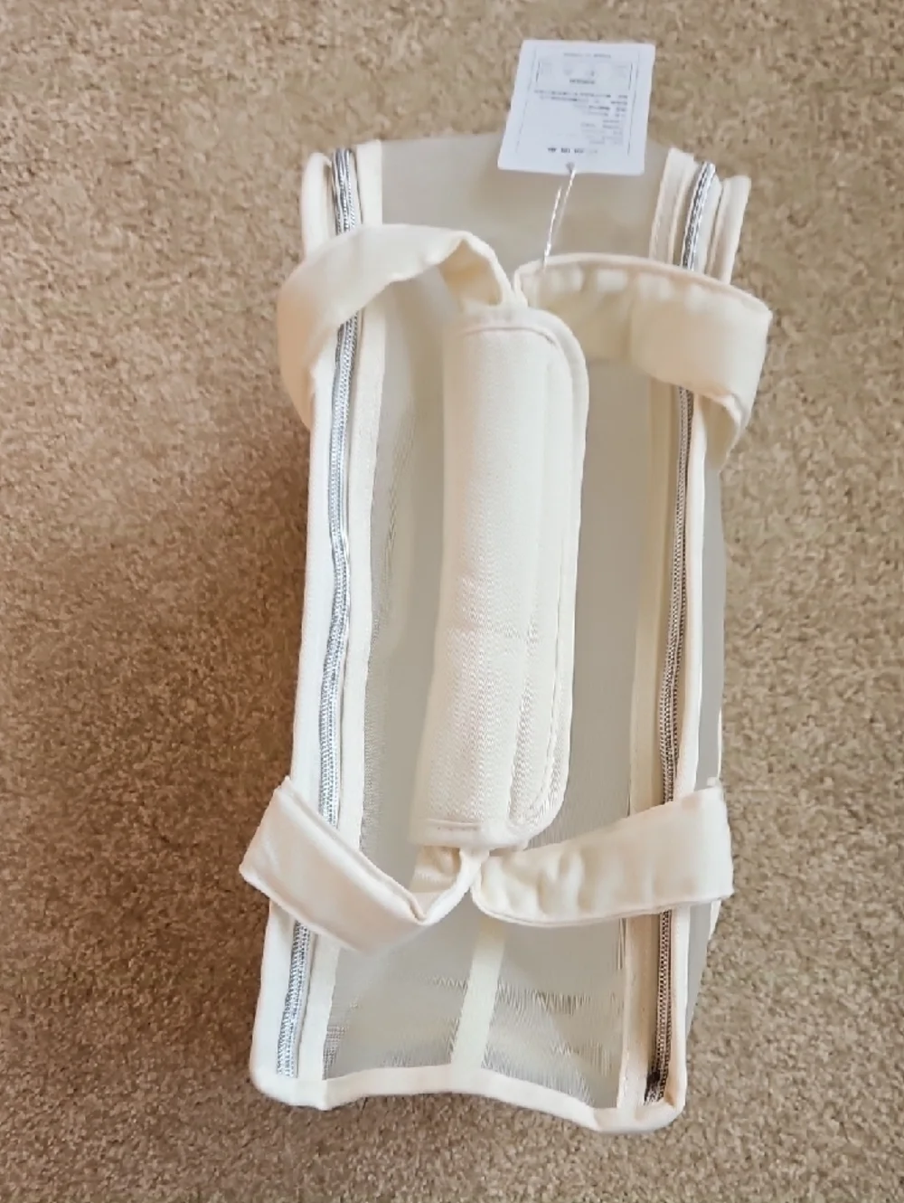 ONE CUTE NWT Cream Small Pet Carrier Bag